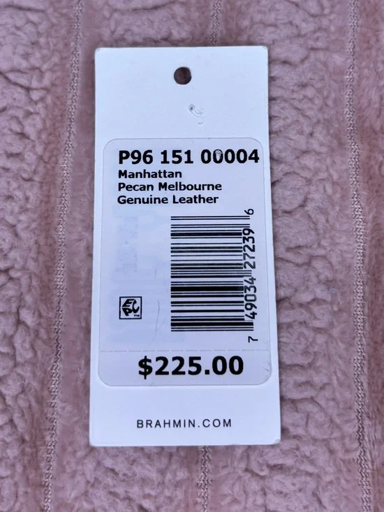 Brahmin Rare Manhattan Pecan Crossbody Bag - Picture 11 of 11